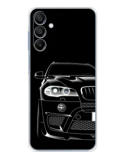 Чохол для Samsung Galaxy A16 5G з картинкою «Темний силует BMW»