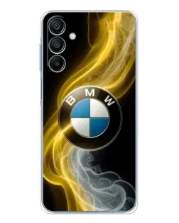 Чохол для Samsung Galaxy A16 5G з картинкою «Золотистий дим BMW»