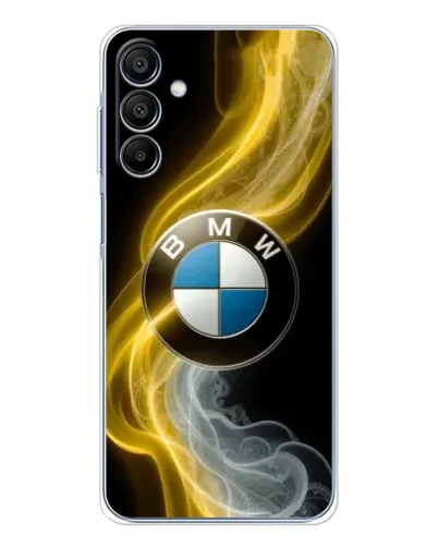Чохол для Samsung Galaxy A16 5G з картинкою «Золотистий дим BMW»