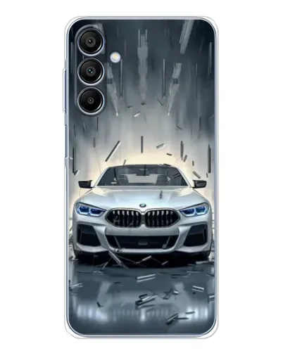 Чохол для Samsung Galaxy A16 5G з картинкою «BMW у світлі фар»