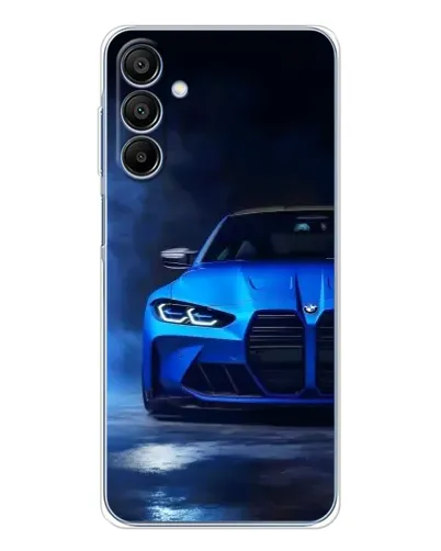 Чохол для Samsung Galaxy A16 5G з картинкою «Блакитна BMW M4»