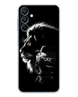Чохол для Samsung Galaxy A16 5G з картинкою «BMW та лев»