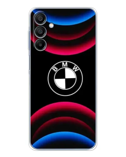 Чохол для Samsung Galaxy A16 5G з картинкою «Логотип BMW та неонові дуги»