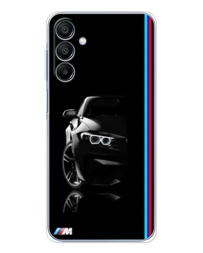 Чохол для Samsung Galaxy A16 5G з картинкою «Силует BMW в темряві»