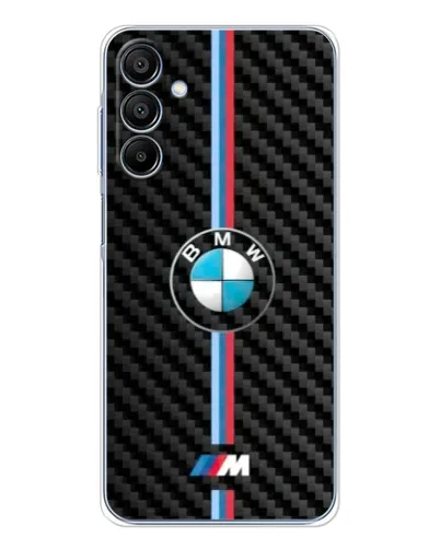 Чохол для Samsung Galaxy A16 5G з картинкою «Емблема BMW та карбон»