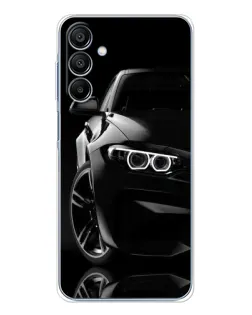 Чехол для Samsung Galaxy A16 5G с картинкой «Черная BMW — профиль» Чехол для Samsung Galaxy A16 5G с картинкой «Черная BMW — профиль»