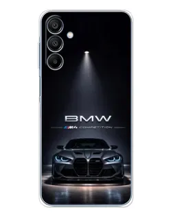 Чехол для Samsung Galaxy A16 5G с картинкой «BMW сквозь ночной город» Чехол для Samsung Galaxy A16 5G с картинкой «BMW сквозь ночной город»