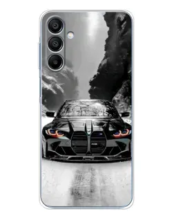 Чехол для Samsung Galaxy A16 5G с картинкой «BMW — акварельный дрифт» Чехол для Samsung Galaxy A16 5G с картинкой «BMW — акварельный дрифт»