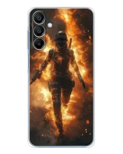 Чохол для Samsung Galaxy A16 5G з картинкою «BMW — швидкість у дощі»