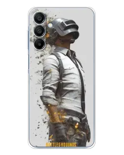 Чохол для Samsung Galaxy A16 5G з картинкою «PUBG — боєць у пилу»