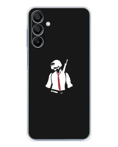 Чохол для Samsung Galaxy A16 5G з картинкою «PUBG — силует воїна»