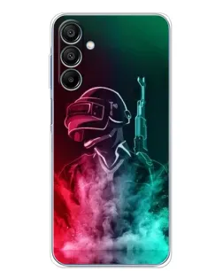 Чохол для Samsung Galaxy A16 5G з картинкою «PUBG — вогняний воїн»