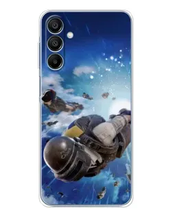 Чохол для Samsung Galaxy A16 5G з картинкою «Десант PUBG — стрибок»