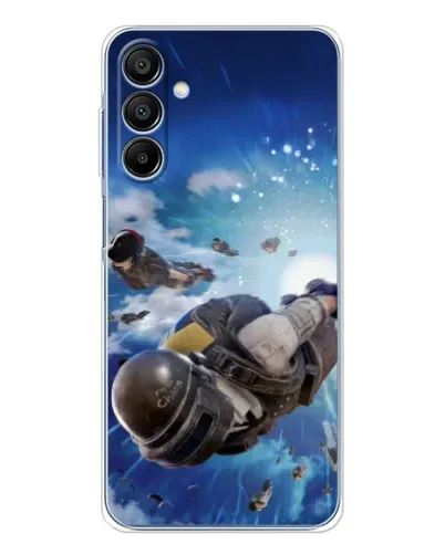Чохол для Samsung Galaxy A16 5G з картинкою «Десант PUBG — стрибок»