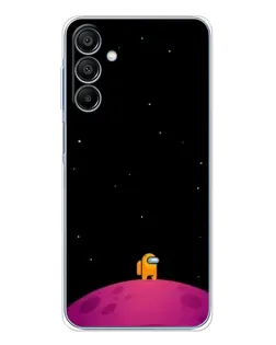 Чехол для Samsung Galaxy A16 5G с картинкой «Одинокий герой на планете»