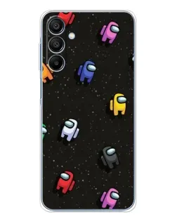 Чехол для Samsung Galaxy A16 5G с картинкой «Космический паттерн Among Us»
