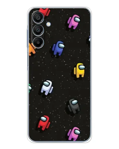 Чохол для Samsung Galaxy A16 5G з картинкою «Космічний патерн Among Us»