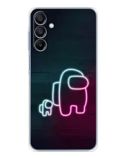 Чохол для Samsung Galaxy A16 5G з картинкою «Among Us неон-арт»