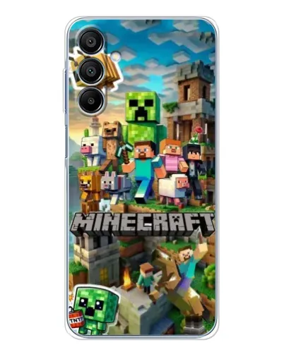 Чохол для Samsung Galaxy A16 5G з картинкою «Замок Minecraft»