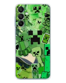 Чехол для Samsung Galaxy A16 5G с картинкой «Криперы Minecraft»