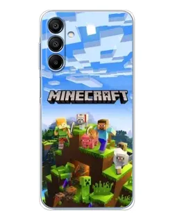 Чохол для Samsung Galaxy A16 5G з картинкою «Minecraft класичний світ»