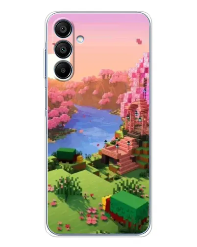 Чохол для Samsung Galaxy A16 5G з картинкою «Рожеве дерево Minecraft»