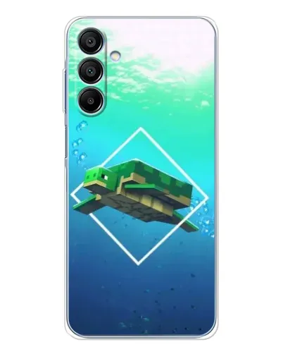 Чохол для Samsung Galaxy A16 5G з картинкою «Черепаха Minecraft»