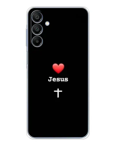 Чохол для Samsung Galaxy A16 5G з картинкою «Серце - Jesus»