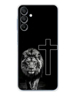 Чохол для Samsung Galaxy A16 5G з картинкою «Лев та Хрест»