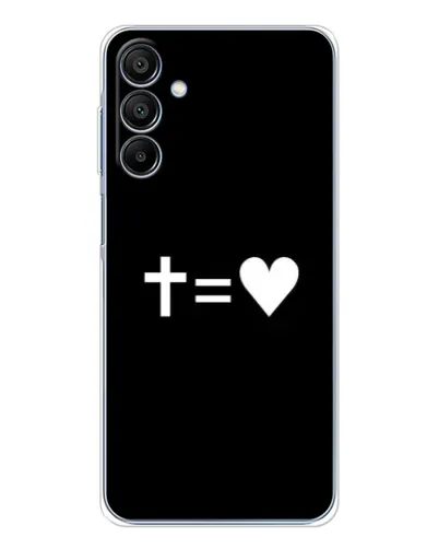 Чохол для Samsung Galaxy A16 5G з картинкою «Хрест та Серце»