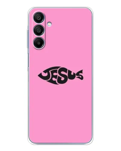 Чохол для Samsung Galaxy A16 5G з картинкою «Рожевий символ Jesus»
