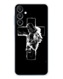 Чехол для Samsung Galaxy A16 5G с картинкой «Сияющий крест Jesus»