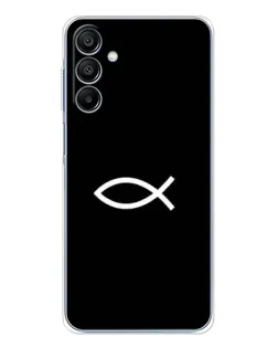 Чехол для Samsung Galaxy A16 5G с картинкой «Символ рыбы Jesus»
