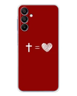 Чехол для Samsung Galaxy A16 5G с картинкой «Уравнение любви»