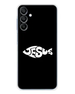 Чехол для Samsung Galaxy A16 5G с картинкой «Рыба Jesus»