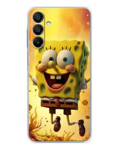 Чохол для Samsung Galaxy A16 5G з картинкою «Губка Боб стрибає»