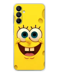 Чохол для Samsung Galaxy A16 5G з картинкою «Губка Боб посмішка»