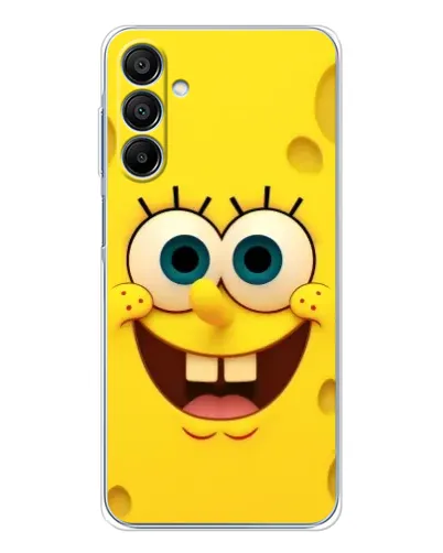 Чохол для Samsung Galaxy A16 5G з картинкою «Губка Боб посмішка»