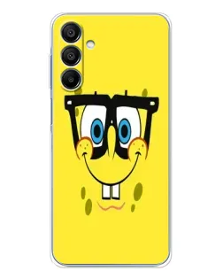 Чехол для Samsung Galaxy A16 5G с картинкой «Минималистичный Спанч Боб»