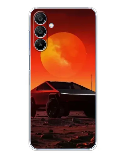 Чохол для Samsung Galaxy A16 5G з картинкою «Cybertruck на Марсі»