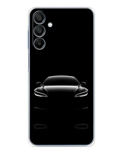 Чохол для Samsung Galaxy A16 5G з картинкою «Силует Tesla Night»