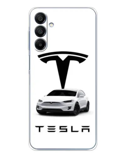 Чохол для Samsung Galaxy A16 5G з картинкою «Tesla White Style»