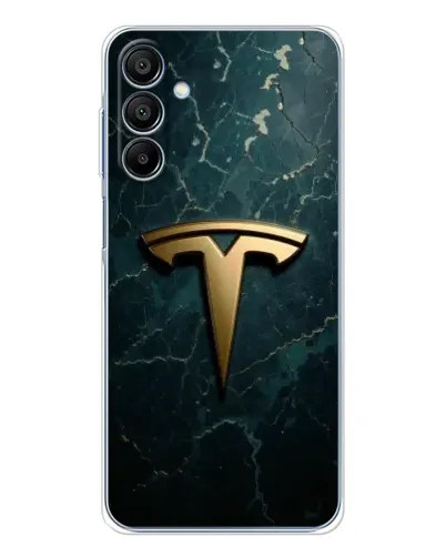 Чохол для Samsung Galaxy A16 5G з картинкою «Мармурова Tesla Gold»