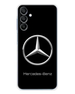 Чохол для Samsung Galaxy A16 5G з картинкою «Mercedes Silver Logo»