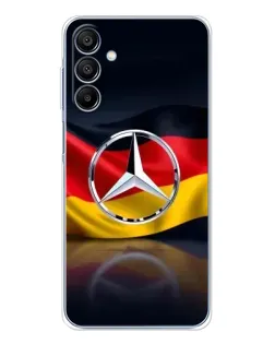 Чохол для Samsung Galaxy A16 5G з картинкою «Mercedes — прапор Німеччини»