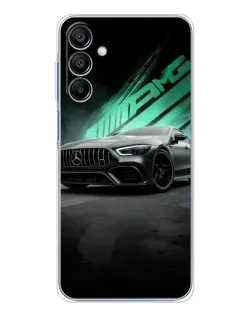 Чохол для Samsung Galaxy A16 5G з картинкою «Темний Mercedes AMG»