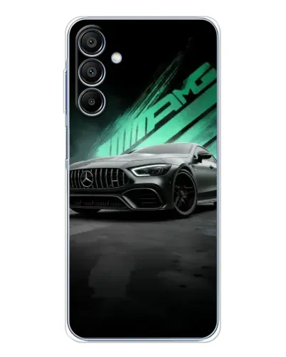 Чохол для Samsung Galaxy A16 5G з картинкою «Темний Mercedes AMG» Чохол для Samsung Galaxy A16 5G з картинкою «Темний Mercedes AMG»