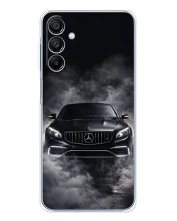 Чохол для Samsung Galaxy A16 5G з картинкою «Mercedes у диму»
