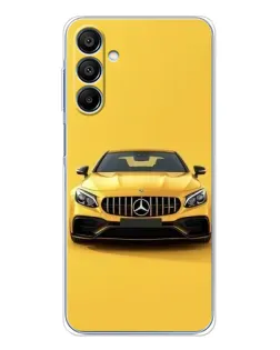 Чохол для Samsung Galaxy A16 5G з картинкою «Жовтий Mercedes GT»