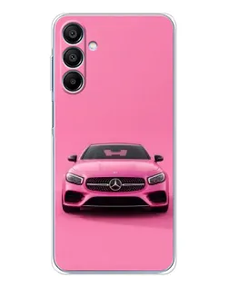 Чохол для Samsung Galaxy A16 5G з картинкою «Рожевий Mercedes AMG»